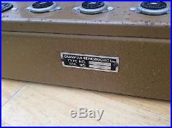 Pair Audio Tube Amplifier Grampian Reproducer M. A. 5-10/A Valve Vintage England