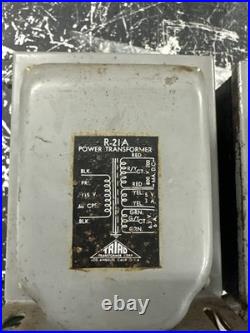 Pair Of Triad R-21A Vintage Tube Amplifier Power Transformer #2 Cloth Leads