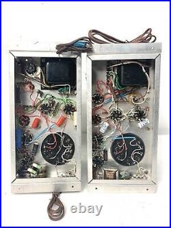 Pair Of Vintage 6L6 tube amplifiers with Rare UTC LS-6L3 audio transformer Tested