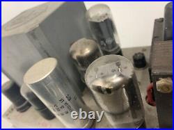 Pair Of Vintage 6L6 tube amplifiers with Rare UTC LS-6L3 audio transformer Tested