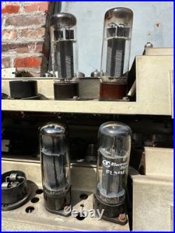 Pair VINTAGE V150 TUBE AMPLIFIER 50W Funkwerk-Kölleda RFT GERMANY EL34 Lorenz