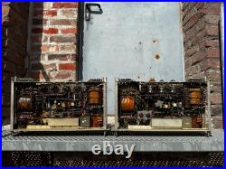 Pair VINTAGE V150 TUBE AMPLIFIER 50W Funkwerk-Kölleda RFT GERMANY EL34 Lorenz