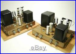 Pair Vintage Heathkit A-9C Modified to Monoblock Tube Amplifiers / 6BG6 KT2