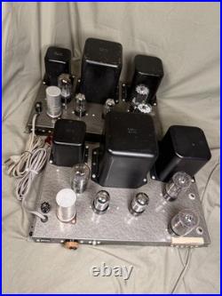 Pair Vintage Heathkit W4AM 5881 Tube / Valve Mono Amplifiers Clean & Working