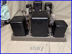 Pair Vintage Heathkit W4AM 5881 Tube / Valve Mono Amplifiers Clean & Working
