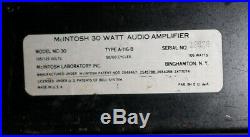 Pair Vintage McIntosh MC-30 Monoblock Tube Amplifiers MC30