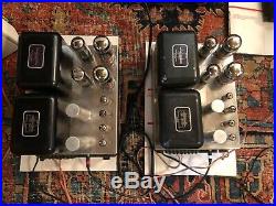 Pair Vintage Mcintosh Mc60 Tube Amplifiers Work