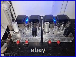Pair Vintage Partridge Monoblock Tube Amplifiers! Rare