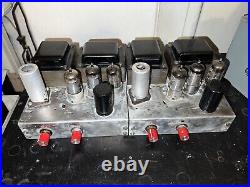Pair Vintage Partridge Monoblock Tube Amplifiers! Rare