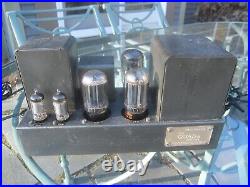 Pair Vintage Quad II Tube Amps US voltage, working, some restoration & updates