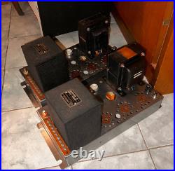 Pair Vintage Williamson Monoblock Tube Amplifiers! Unitran 6u38 Opt