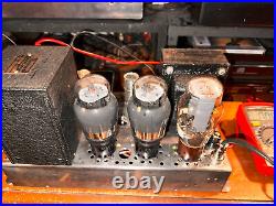 Pair Vintage Williamson Monoblock Tube Amplifiers! Unitran 6u38 Opt