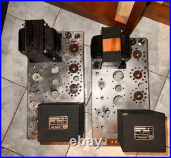 Pair Vintage Williamson Monoblock Tube Amplifiers! Unitran 6u38 Opt