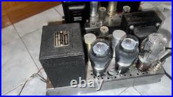 Pair Vintage Williamson Monoblock Tube Amplifiers! Unitran 6u38 Opt
