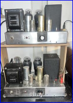 Pair Vintage Williamson Monoblock Tube Amplifiers! Unitran 6u38 Opt