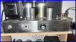 Pair Vintage Williamson Monoblock Tube Amplifiers! Unitran 6u38 Opt