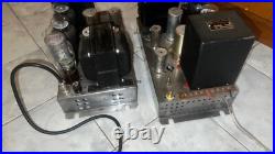 Pair Vintage Williamson Monoblock Tube Amplifiers! Unitran 6u38 Opt