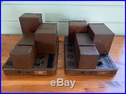 Pair of 1920s Victor Tube Amplifier Type 245 Vintage Audio Mono Push Pull Amp