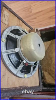 Pair of Vintage Ampex 620 Tube Amplifier Speakers