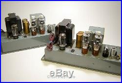 Pair of Vintage Ampex 6516-R2 Mono Tube Amplifiers / 807 6SL7 - KT