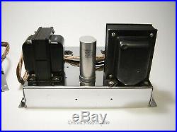 Pair of Vintage Chrome Tube Amplifiers from Scott 510 / Uses 6L6 Tubes - KT