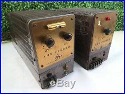 Pair of Vintage Fisher Model 80-AZ mono POWER AMPLIFIERS, Tube Amps
