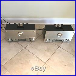 Pair of Vintage Marantz Model 9 Original Mono Tube Power Amps / Amplifiers
