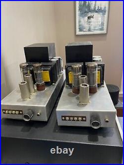 Pair of Vintage Monoblock Tube Amplifiers, Great Sound, EL34, 12AX7, ca. 1960's