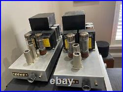 Pair of Vintage Monoblock Tube Amplifiers, Great Sound, EL34, 12AX7, ca. 1960's