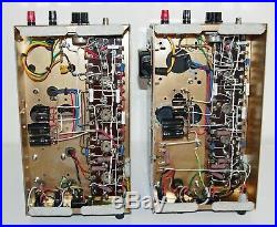 Pair of vintage Aegis Mullard 5-10 valve amplifiers- meticulously renovated