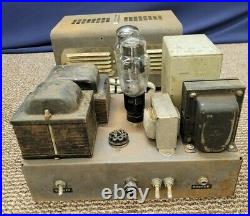 Philco Stancor Vacuum Power Tube Amplifier Radio Speaker RCA 83 Vintage USA