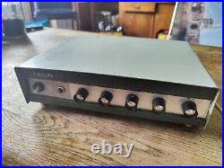 Philips Tube Amplifier Stereo AG9016 HiFi 2x2 Watt Vintage