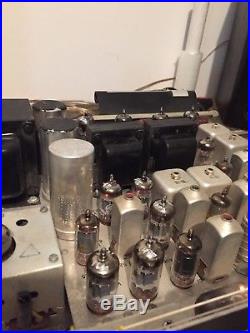 Pilot 602S A Stereo Receiver Am/fm Tube Amplifier Vintage El84 12ax7 Works