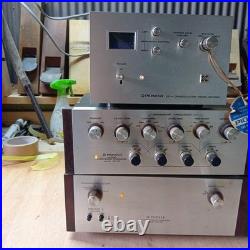 Pioneer SM-70 SF-70 OD-240 Vintage Tube Amplifier Audio Set Japan Power On
