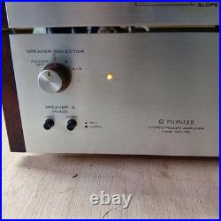 Pioneer SM-70 SF-70 OD-240 Vintage Tube Amplifier Audio Set Japan Power On Pioneer SM-70 SF-70 OD-240 Vintage Tube Amplifier Audio Set Japan Power On