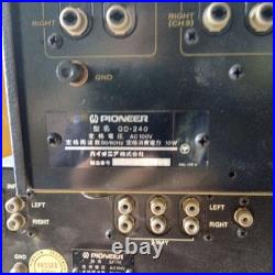 Pioneer SM-70 SF-70 OD-240 Vintage Tube Amplifier Audio Set Power Tested