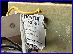 Pioneer SX-40 Vintage Tube Amplifier/Receiver