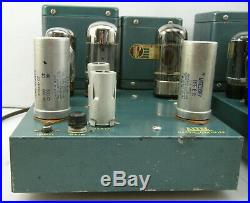 Pr Altec 340A Vintage Tube Amplifiers, 1950s, Clean, Serviced, Close SN