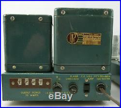 Pr Altec 340A Vintage Tube Amplifiers, 1950s, Clean, Serviced, Close SN