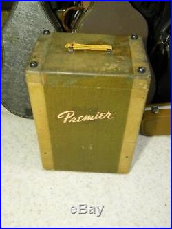 Premier 76 Guitar Tube Amplifier Suitcase Amp Temolo Vintage USA 1958 Harmonica