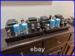 Price Cut Pair of Quicksilver 8417 Mono Amp 60W Tube Amps Vintage