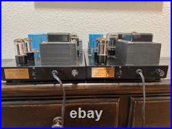 Price Cut Pair of Quicksilver 8417 Mono Amp 60W Tube Amps Vintage