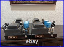 Price Cut Pair of Quicksilver 8417 Mono Amp 60W Tube Amps Vintage