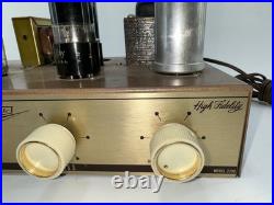 QUAL KIT AMPLIFIER MODEL 2200 VINTAGE TUBE AMP 12 Watt Untested QUAL KIT AMPLIFIER MODEL 2200 VINTAGE TUBE AMP 12 Watt Untested