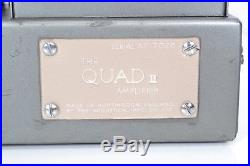 Quad II Vacuum Tube Amplifier G. E. C. KT-66 Vintage Made in England