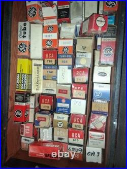 RANDOM 150 0ld Vacuum Radio TV Amp Tubes RCA l vintage lot bulk 1930's-1950's