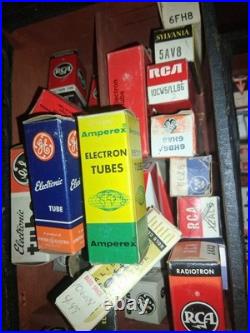 RANDOM 150 0ld Vacuum Radio TV Amp Tubes RCA l vintage lot bulk 1930's-1950's