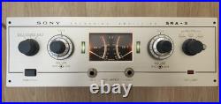 RARE SONY SRA-3 Recording Vacuum Tube Amplifier Vintage Mic Preamp