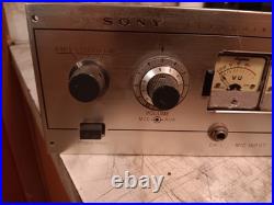 RARE SONY SRA-3 Recording Vacuum Tube Amplifier Vintage Mic Preamp