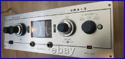 RARE SONY SRA-3 Recording Vacuum Tube Amplifier Vintage Mic Preamp RARE SONY SRA-3 Recording Vacuum Tube Amplifier Vintage Mic Preamp